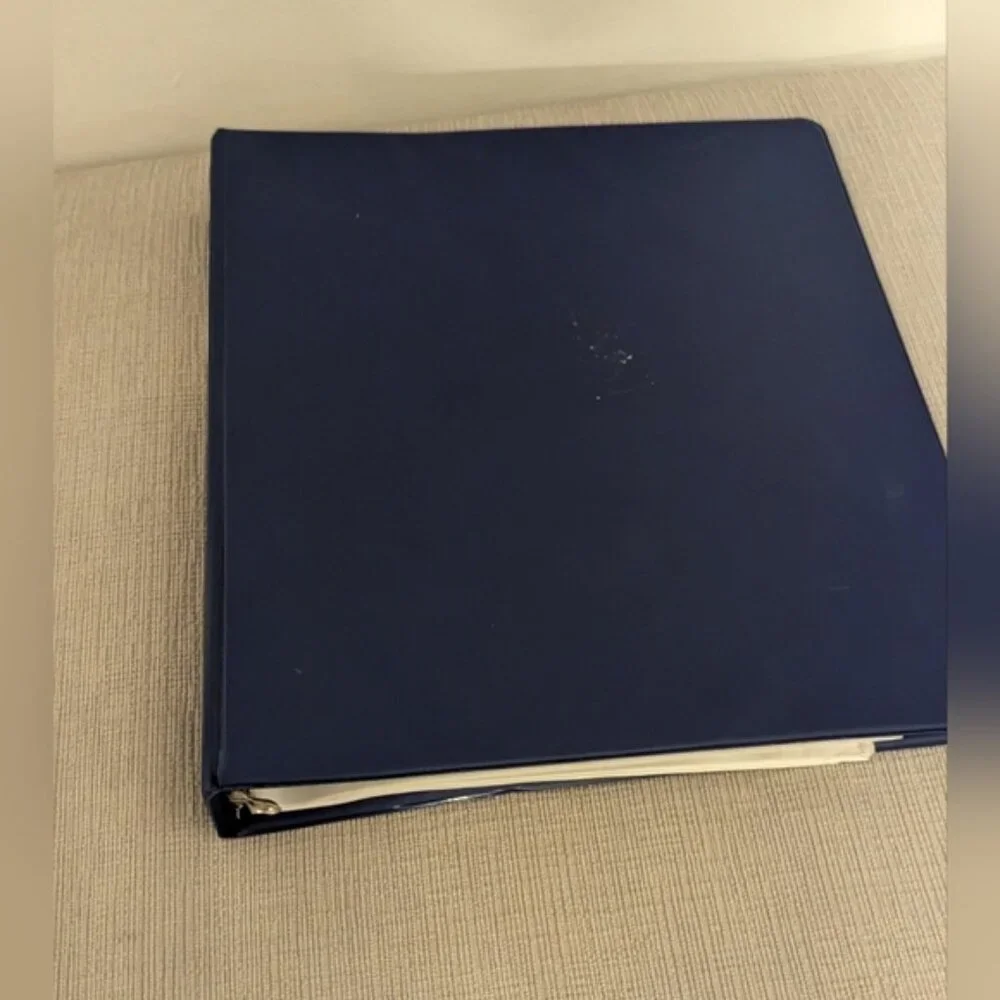 3 Ring Binder with lined paper